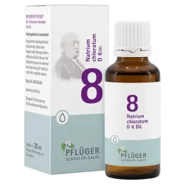 BIOCHEMIE Pflüger 8 Natrium chloratum D 6 gouttes, 30 ml