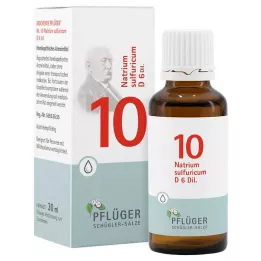 BIOCHEMIE Pflüger 10 Natrium sulfuricum D 6 gouttes, 30 ml