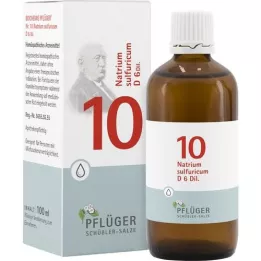 BIOCHEMIE Pflüger 10 Natrium sulfuricum D 6 gouttes, 100 ml