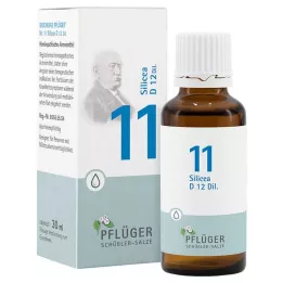 BIOCHEMIE Pflüger 11 Silicea D 12 gouttes, 30 ml