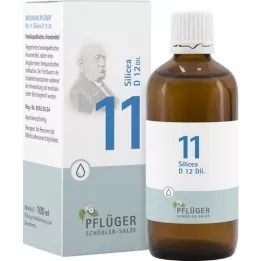 BIOCHEMIE Pflüger 11 Silicea D 12 gouttes, 100 ml