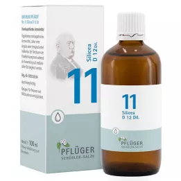 BIOCHEMIE Pflüger 11 Silicea D 12 gouttes, 100 ml