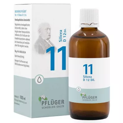 BIOCHEMIE Pflüger 11 Silicea D 12 gouttes, 100 ml