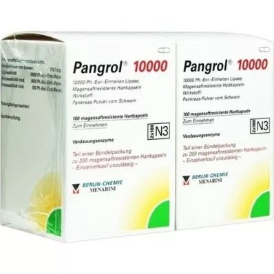 PANGROL 10.000 gélules gastro-résistantes, 200 gélules