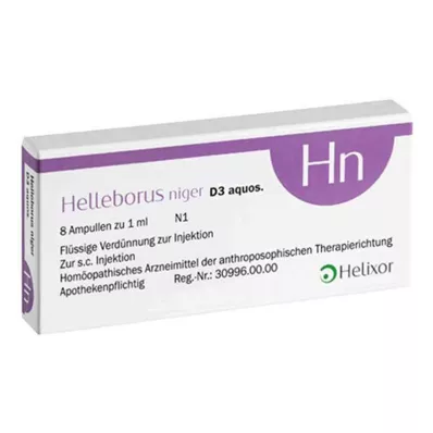 HELLEBORUS NIGER D 3 aquos.ampoules, 8 pces