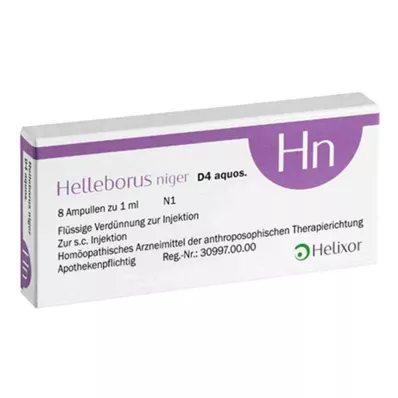 Ampoules Helleborus Niger aquosus D4 (8 pièces) Ampoules Helleborus Niger aquosus D4 (8 pièces)
