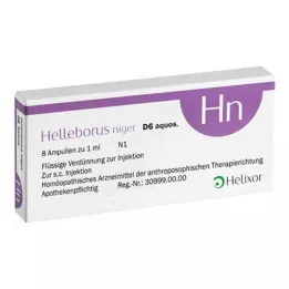 HELLEBORUS NIGER D 6 aquos.ampoules, 8 pces