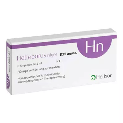 HELLEBORUS NIGER D 12 aquos.ampoules, 8 pces