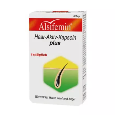 ALSIFEMIN Capsules actives pour cheveux plus, 30 capsules