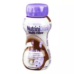 NUTRINIDRINK MultiFibre saveur chocolat, 200 ml