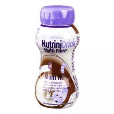 NUTRINIDRINK MultiFibre saveur chocolat, 200 ml