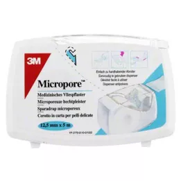 MICROPORE Pansement non-tissé 1,25 cmx5 m avec adhésif 1530NP-0SD, 1 pc
