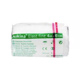 ASKINA Bande Elast Fine 6 cmx4 m cellophanée, 1 pc