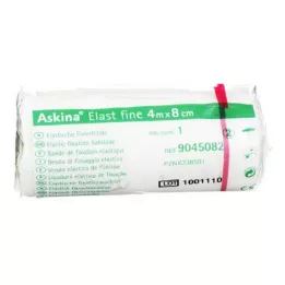 ASKINA Bande Elast Fine 8 cmx4 m cellophanée, 1 pc