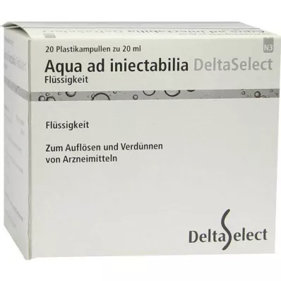 AQUA AD iniectabilia plastique, 20X20 ml