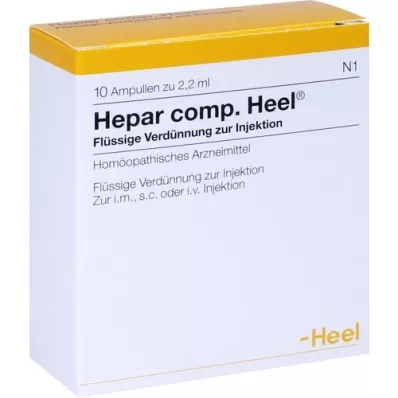 HEPAR COMP.Ampoules Heel, 10 pces