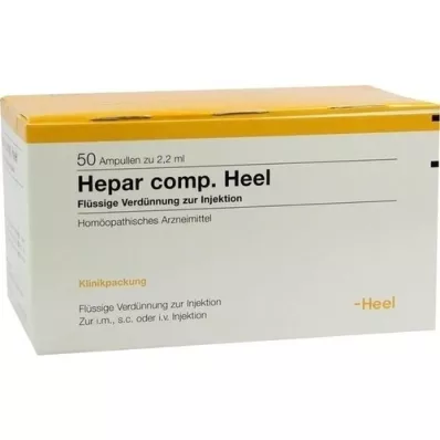 HEPAR COMP.Ampoules Heel, 50 pces