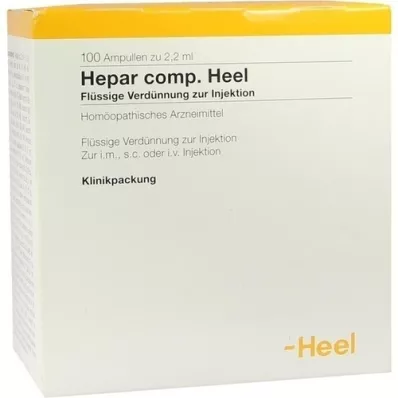 HEPAR COMP.Ampoules Heel, 100 pces