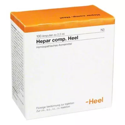 HEPAR COMP.Ampoules Heel, 100 pces