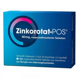 ZINKOROTAT POS Comprimés gastro-résistants, 100 unités