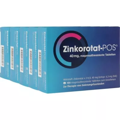 ZINKOROTAT POS Comprimés gastro-résistants, 500 unités