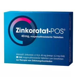 ZINKOROTAT POS Comprimés gastro-résistants, 500 unités