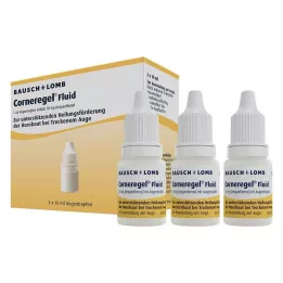 CORNEREGEL Gouttes oculaires fluides, 3X10 ml