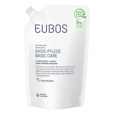 EUBOS FLÜSSIG Bleu, recharge non parfumée, 400 ml EUBOS FLÜSSIG Bleu, recharge non parfumée, 400 ml