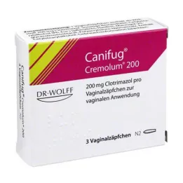 CANIFUG Suppositoires vaginaux Cremolum 200, 3 pces