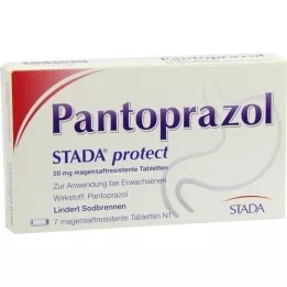 PANTOPRAZOL STADA Protect 20 mg comprimés gastro-résistants, 7 comprimés