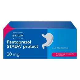 Pantoprazole STADA protège les comprimés gastro-résistants à 20 mg, 7 pc