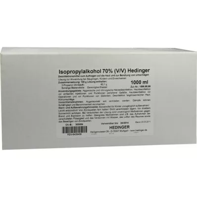 ISOPROPYLALKOHOL 70% Hedinger, 1000 ml