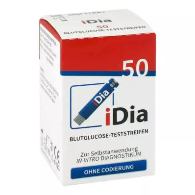 IDIA IME-DC Bandelettes de test de la glycémie, 50 pièces IDIA IME-DC Bandelettes de test de la glycémie, 50 pièces