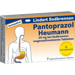 PANTOPRAZOL Heumann 20 mg contre les aigreurs destomac, 7 comprimés