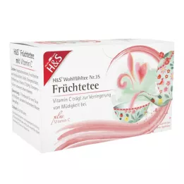 H&S Fruits avec vitamine C Sachets filtres, 20X2.7 g