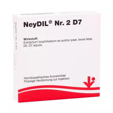 Neydil No.2 D 7 ampoules, 5X2 ml Neydil No.2 D 7 ampoules, 5X2 ml