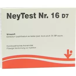 NEYTEST Nr.16 D 7 ampoules, 5X2 ml