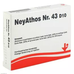 NEYATHOS Nr.43 D 10 ampoules, 5X2 ml