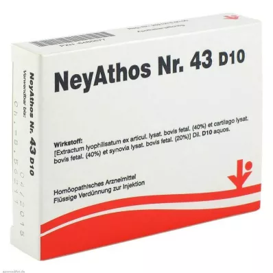 NEYATHOS Nr.43 D 10 ampoules, 5X2 ml