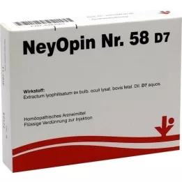 NEYOPIN Nr.58 D 7 ampoules, 5X2 ml