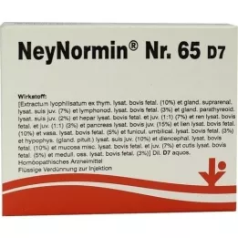 NEYNORMIN Nr.65 D 7 ampoules, 5X2 ml