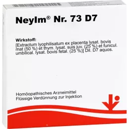 NEYIM Nr.73 D 7 ampoules, 5X2 ml