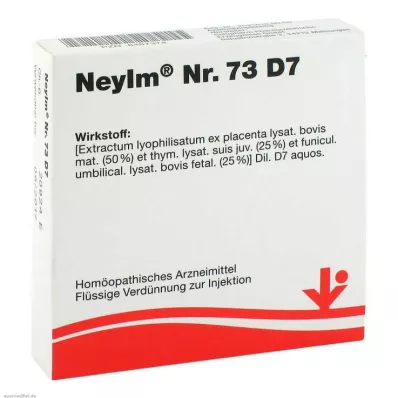 NEYIM Nr.73 D 7 ampoules, 5X2 ml