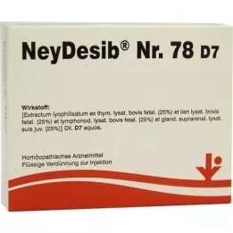 NEYDESIB Nr.78 D 7 ampoules, 5X2 ml