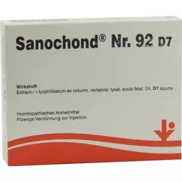 SANOCHOND Nr.92 D 7 ampoules, 5X2 ml