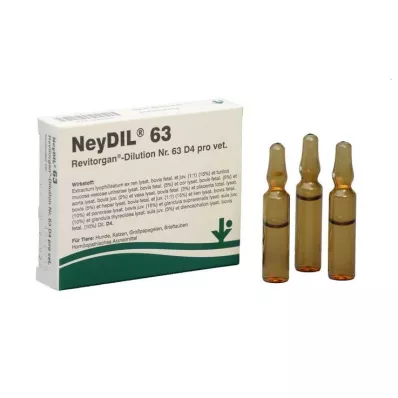 NEYDIL Nr.63 Revitorgan Dil.D 4 par ampoules vet, 5X2 ml NEYDIL Nr.63 Revitorgan Dil.D 4 par ampoules vet, 5X2 ml