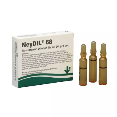 NEYDIL Nr.68 Revitorgan Dil.D 4 par ampoules vet, 5X2 ml