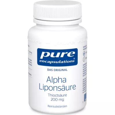 PURE ENCAPSULATIONS Gélules dacide alpha-lipoïque, 60 gélules