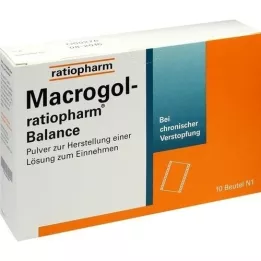 MACROGOL-ratiopharm Balance Plv.à usage unique, 10 pc