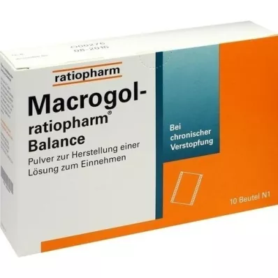 MACROGOL-ratiopharm Balance Plv.à usage unique, 10 pc